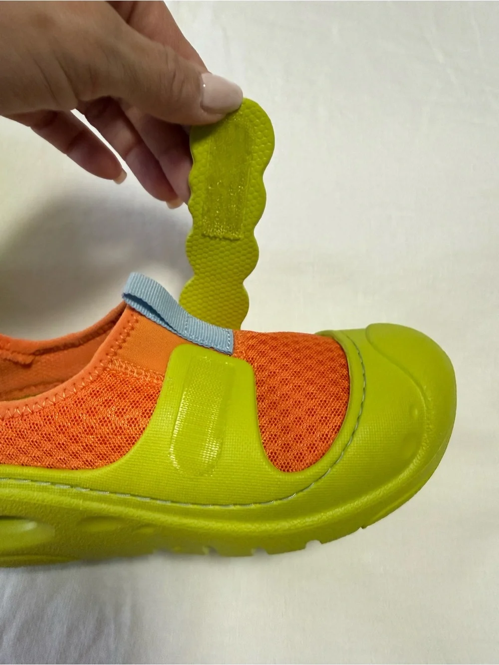Crocs | Kids J1 | Swiftwater Splash Water Shoe Lime Green Orange Beach Summer
